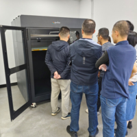 Printer 3D FDM Baru dengan Kamera AI Kecepatan Tinggi 500mm/s Volume Cetak Besar 1000x1000x1000mm Konektivitas USB Dukungan PLA