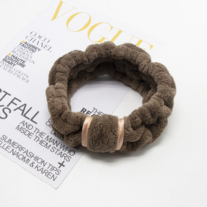 San hô sang trọng đàn hồi hairband cho cô Gái Thanh Lịch chống trượt tóc phụ kiện cho mùa thu mùa đông cho mặt nạ và chải chuốt - Product Image 6