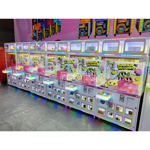 High Repurchase Rate Plush Toys Colorful Clip Gift Vending Doll Metal Coin Operated Arcade Clip <strong>Game</strong> <strong>Machine</strong> - Product Image 4