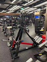 Máquina de remo inclinada con montaje en placa, equipo de fitness, máquina de remo con barra en T