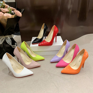 <span class=keywords><strong>Scarpe</strong></span> da Sposa con Tacco a Spillo per <span class=keywords><strong>Donna</strong></span>, Taglia 35-50, Tacco 12cm, Suola Rossa, Tomaia in PU, Suola Esterna in Gomma, Primavera - Product Image 3