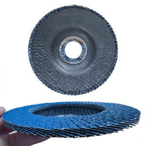 Disque à lamelles en zircone bleue 115/22 mm, haute dureté, coupe plus rapidement, dure plus longtemps, disques à lamelles standard A/O, métal, OEM personnalisable - Product Image 5