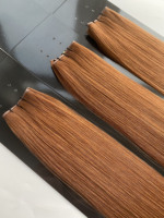 Extensions de cheveux fines et invisibles Genius Weft, 100% cheveux humains, prêtes à être expédiées