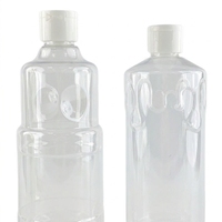 Stock d'usine disponible : Bouteilles souples transparentes en PET de 400 ml avec bouchon à clapet, emballage vide polyvalent pour peinture, aquarelle, colle