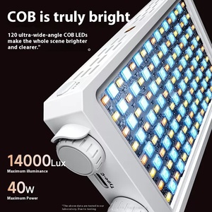 W40 LED Video Light Anti <span class=keywords><strong>Shake</strong></span> 2500K-9000K CRI>95Ra 40W LED Fotografía Luz para tiro al aire libre - Product Image 3