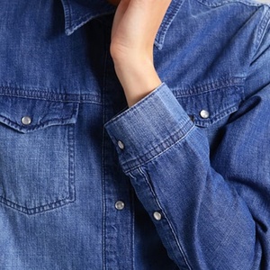 Robe Chemise Sexy en Jean Slim à Manches Longues Style Automne Tendance pour Femme – Vente en Gros Fabrication Chinoise - Product Image 5