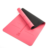 Großhandel Luxus-Trainingsmatte PU Schweißabsorbierende Gummibodenmatte für Private Yoga-Kurse Multifunktionale Yogamatte