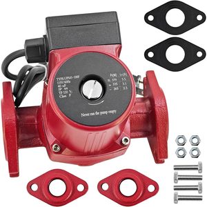 UPS43100F Water Circulator Pump 115V 1\/3HP Cast Iron <b>Red</b> <b>Hot</b> Water Recirculating For Radiant Floor Heating Replacement - Product Image 1
