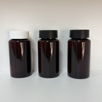 Flacon d'emballage pour capsules médicamenteuses PET 150 cc avec bouchon à pression et à rotation