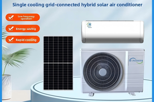 Single-Cooling Grid-Connected Hybrid <b>Solar</b> Air Conditioner-China-Made New-Energy Home Power <b>Generation</b> Energy Saving KF-26GWACDC - Product Image 4