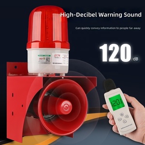 Allarme Industriale ad Alta Potenza con Trasmissione Vocale in Tempo Reale, 12V/24V, Suono ad Alto Decibel, Avvisatore Acustico Integrato con Luce, Modello JZXF Cina - Product Image 1