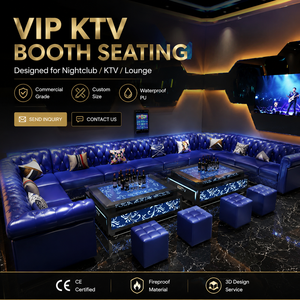 Set di Divani Modulari a Forma di U e L per Hotel, Lounge Bar, Eventi e Locali Notturni - Product Image 3