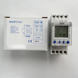 Minuteur programmable à 2 canaux AHC812, interrupteur de contrôle du temps AHC812 220V AC 16A - Product Image 3