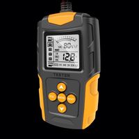 Probador de Baterías de Automóvil Portátil E-Fast TK100 de 12v 24v con Pantalla LCD, Herramienta de Diagnóstico para Vehículos Eléctricos
