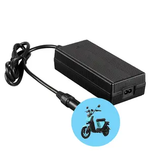Lithium E-scooter Electric Bike Bicycle Fast Battery Charger 54.6V 48V 3A 4A 5A Electric Bike Li-ion Battery Charger