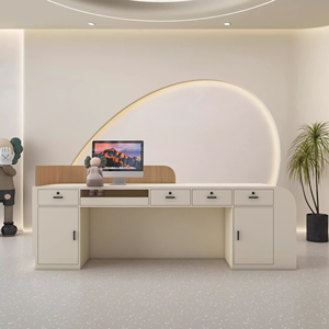 Quầy Bar Máy Tính Tiền Công ty quầy tiếp tân cong cửa hàng quần áo Thẩm Mỹ Viện Đào Tạo cơ sở làm tóc - Product Image 4