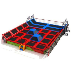 <span class=keywords><strong>Interior</strong></span> de gran colorido profesional niños trampolín elástico <span class=keywords><strong>cama</strong></span> - Product Image 3