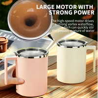 Mug à café intelligent en acier inoxydable 316 avec chargement USB, tasse à eau rotative à agitation magnétique automatique, logo personnalisé et vente en gros OEM