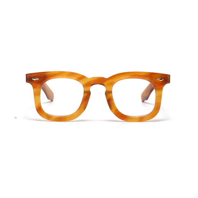 Square Acetate Glasses for Men Luxury Optical Lenses Women Eyeglasses Frames
