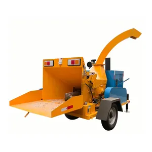 Kesen Gasoline Engine Drum Wood Chipper Shredder Machine Tree Branch Wood Chipper In Factory Price