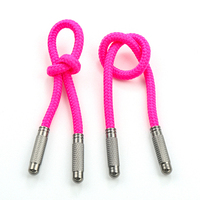 Lacets pointes métalliques, Logo personnalisé de haute qualité, pour accessoires de chaussures, disponible en plusieurs tailles, 1 pièce