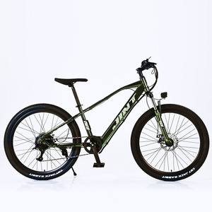 Vélo de montagne électrique JINT 27,5 pouces avec batterie au lithium, moteur à moyeu arrière, cadre rigide, vélo tout-terrain pour adultes - Product Image 5