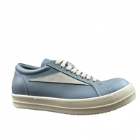 Sneakers décontractées pour hommes, style tendance, en cuir véritable de qualité supérieure, à bout rond, à semelle épaisse, nouvelle arrivée pour le printemps et l'automne