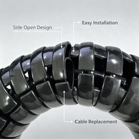Cadena Portacables Yodel de 37 mm de Diámetro con Apertura Lateral para Brazos Robóticos, Movimiento 3D Multieje