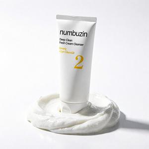 Numbuzin Deep Clean Fresh Cream Cleanser 2 Nettoyant visage hydratant pour les pores, tous types de peau - Product Image 1