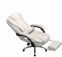 Fauteuil de jeu E-Sports Anji Straight Hakka, minimalisme moderne, revêtement en cuir, pivotant, massant, inclinable et réglable en hauteur