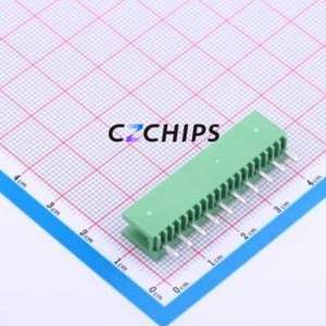 JL396V-39610G01 Plug-in Terminal Block Through hole,P=3.96mm Connector Board-to-Board / Socket - Open 1x10P 3.96mm Green - Product Image 2