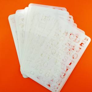 Hot Sale Customized Puzzle <b>Paint</b> Drawing <b>Stencil</b> Templates Free Sample Available - Product Image 2