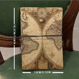 A6 Journal Tax Season y Easter Combo <span class=keywords><strong>de</strong></span> regalo para contadores con mapa del mundo <span class=keywords><strong>de</strong></span> estilo antiguo con brújula impresa en <span class=keywords><strong>la</strong></span> portada - Product Image 4