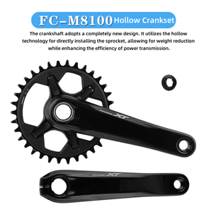 Grupo de Transmisión Shimano <span class=keywords><strong>Deore</strong></span> <span class=keywords><strong>XT</strong></span> M8100 1x12 Velocidades para Bicicleta de Montaña, Juego de Bielas de 170 mm, Cassette de 34T 10-51T, Desviadores Traseros de Aleación - Product Image 4