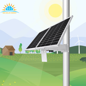 60W 태양 전지판 CCTV 시스템 30Ah DC12V 리튬 배터리 5 년 보증 원격 전원 PWM 컨트롤러 5 년 그리드 모니터링 시스템 - Product Image 4
