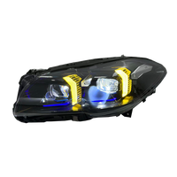 Accessoires automobiles SJC, feux de style œil de serpent pour BMW Série 5 F10, phare 2011-2017, système d'éclairage avant