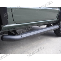 Marchepieds latéraux noirs tout-terrain pour Suzuki Jimny, barres latérales, glissières de protection pour Suzuki Jimny, accessoires JB64 JB74 2018