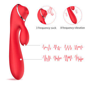 Hot Selling 3-in-1G Spot Kaninchen Klitoris Stimulation Dildo Vibrator Mastur bator Leistungs starke Vibrationen - Product Image 2