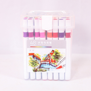 Trẻ em DIY Dual Tip 2 trong 1 kết nối tùy chỉnh không độc hại nhà máy pastel Bút Đánh Dấu - Product Image 1