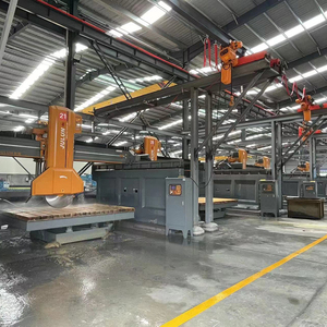 JULUN Hydraulischer Steinschneider mit PLC-System, Bordstein-Infrarot-Automatische Blockschneidemaschine für Grabsteine mit Hoher Produktivität - Product Image 5