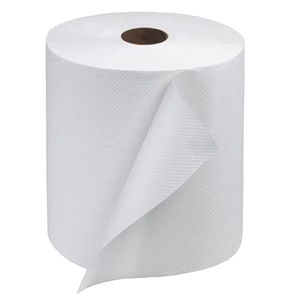 Serviettes en papier jetables en rouleau jumbo, absorbantes, écologiques, en pâte de bois vierge brune, 1 pli, pour usage familial - Product Image 1