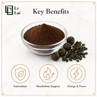 Poudre de thé Oolong de qualité alimentaire 10:1, extrait de thé Oolong en poudre, adapté pour les boissons instantanées, les aliments et la pâtisserie.