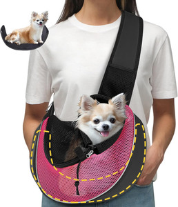 Échantillon gratuit Grand sac de transport pour chien en maille, harnais de transport, sac à dos, sac de voyage, sac à bandoulière - Product Image 1