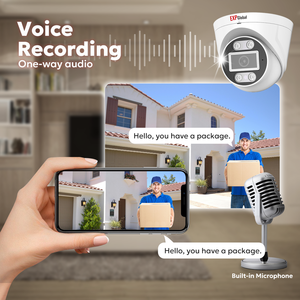 Expglobal 8MP ngoài trời mạng video ghi 8-kênh POE NVR an ninh máy ảnh Kit tầm nhìn ban đêm đám mây dữ liệu không dây CCTV hệ thống - Product Image 3