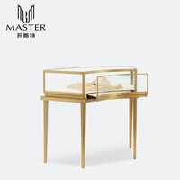 Vitrine de présentation haut de gamme pour bijouterie MASTER, meuble de présentation de bijoux de luxe pour la vente au détail de montres et de collections de diamants précieux
