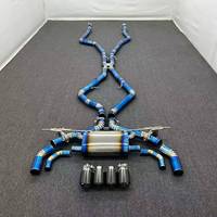 Système d'échappement à soupapes pour BMW X5M X6M F85 F86 4.4TT en alliage de titane avec silencieux Valvetronic