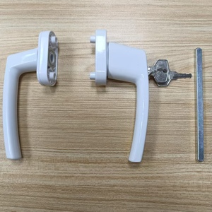 Poignée double face pour fenêtre/porte en PVC, à clé latérale - Product Image 2