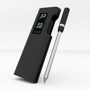 Thermomètre rétro-éclairé à distance Lonnmeter avec sonde en acier inoxydable à viande thermomètre alimentaire sans fil <span class=keywords><strong>Bluetooth</strong></span> numérique - Product Image 5