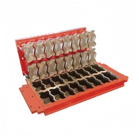 Moule à pavés en plastique robuste et réutilisable pour bricolage, idéal pour allées de jardin et chemins.