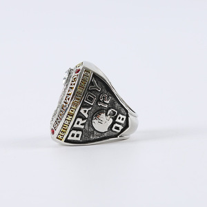 Bague de championnat des Pirates de Tampa Bay 2020, alliage de zinc plaqué or rose, cristal et strass, collection de souvenirs pour fans masculins - Product Image 2